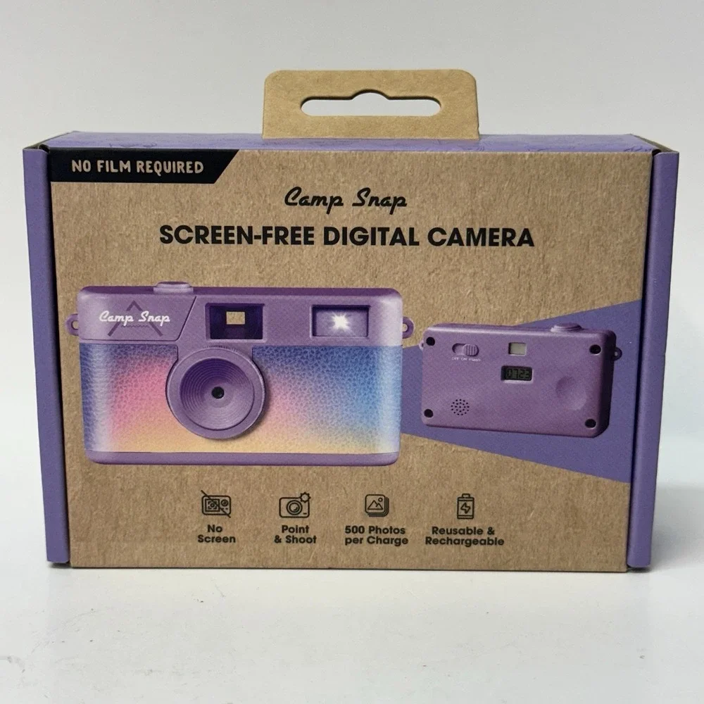 Camp Snap - Screen Free Digital Camera - Purple Aura
